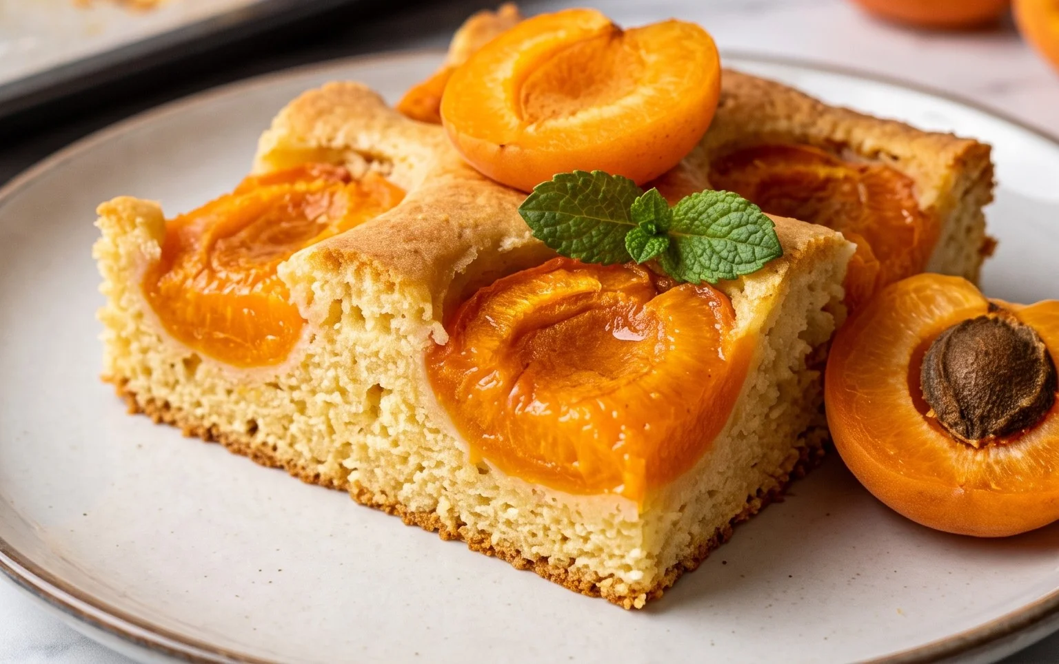 Omas Wachauer Marillenkuchen vom Blech