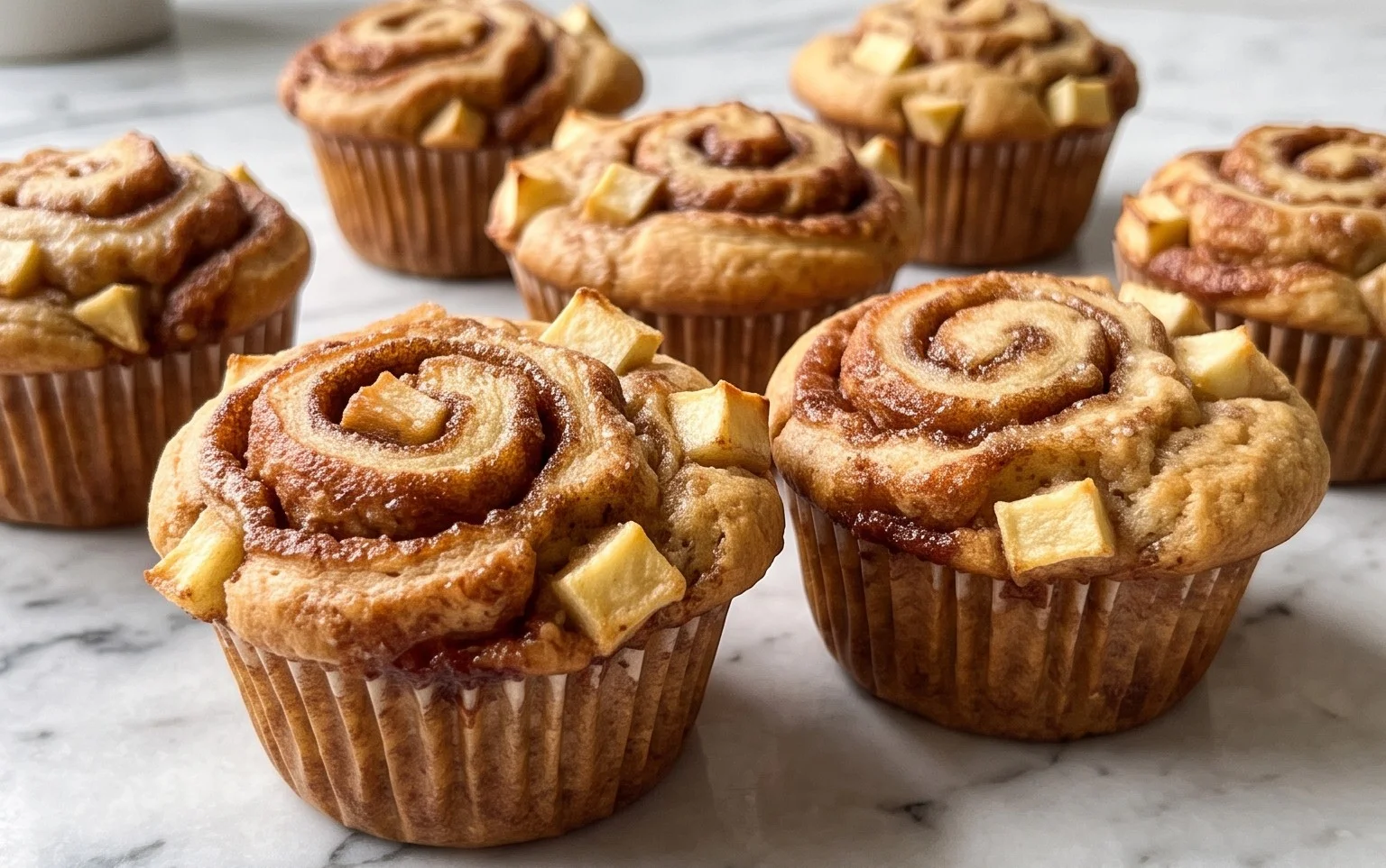 Zimtschnecken Apfel Muffins: Apfel-Zimt-Genuss